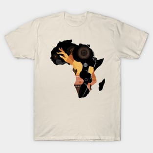 Africa Map Woman T-Shirt